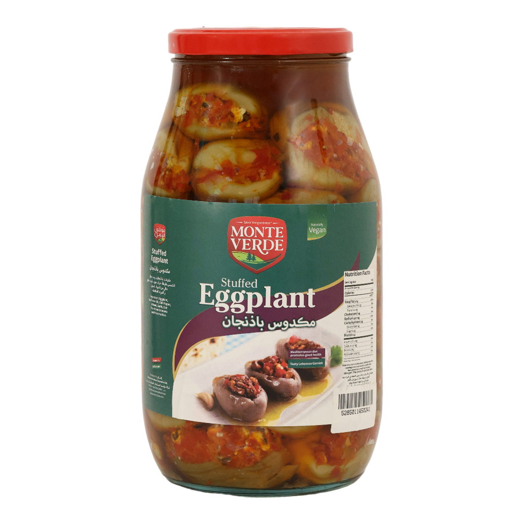Monte Verde Stuffed Eggplants Jar - 2.8Kg – Mawasemna Food Monte Verde Stuffed Eggplants Jar - 2.8Kg – Mawasemna Food